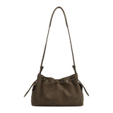 Rhuby Olive Recycled Vegan Suede Shoulder Bag
