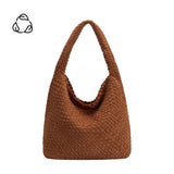 Johanna Tan Large Recycled Vegan Suede Shoulder Bag