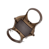 Belinda Espresso Recycled Vegan Leather Tote Bag