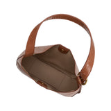 Stefanie Camel Recycled Vegan Leather Shoulder Bag