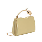 Belle Gold Vegan Leather Crossbody Bag