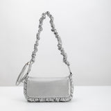 SAMPLE SM0157 Silver Shoulder Bag - FINAL SALE