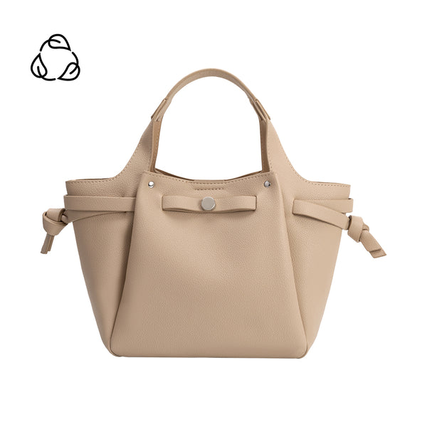 【美品】Oribianco leather bag Nude Avril Recycled Vegan Leather Top Handle Bag | Melie Bianco