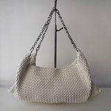 SAMPLE BK2401 White Shoulder Bag - FINAL SALE