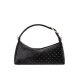 Shanice Black Velvet Crossbody Bag