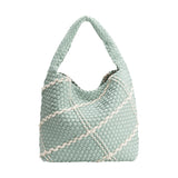 Johanna Seafoam Large Nylon Shoulder Bag
