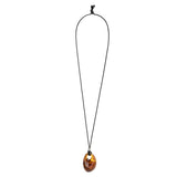 Necklace Cord Tortoise Shell Pendant