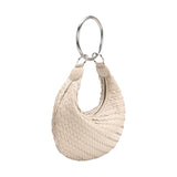 SAMPLE AC6054 Ivory Woven Crossbody Bag - FINAL SALE
