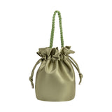 Jeane Moss Satin Top Handle Bag