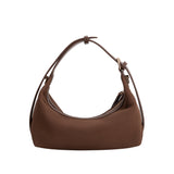 Lilith Brown Suede Vegan Top Handle Bag