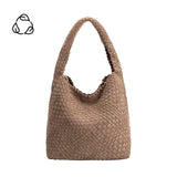 Johanna Clay Suede Large Recycled Vegan Shoulder Bag