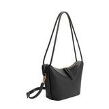 Wesley Black Recycled Vegan Shoulder Bag