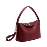 Lana Burgundy Recycled Vegan Leather Crossbody Bag