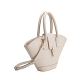 Violet Ivory Recycled Vegan Leather Crossbody Bag