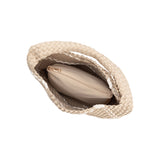 Johanna Almond Large Nylon Shoulder Bag