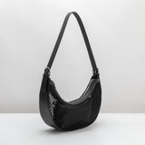 SAMPLE SM6712 Black Mesh Shoulder Bag - FINAL SALE