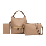 SAMPLE YP9025 Tan Top Handle Bag - FINAL SALE