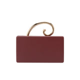 Raya Burgundy Vegan Leather Crossbody Bag