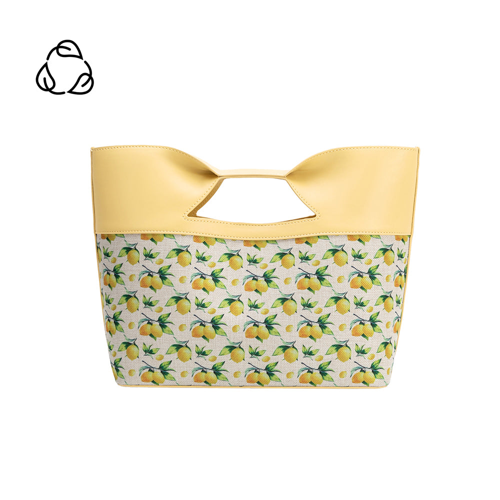 Jillian Lemon Recycled Vegan Leather Tote Bag
