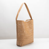 SAMPLE SM7073 Tan Tote Bag - FINAL SALE