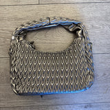 SAMPLE BK2400 Silver Hobo Bag - FINAL SALE