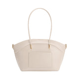Hazel Ivory Recycled Vegan Leather Tote Bag