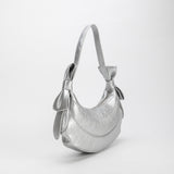 SAMPLE SM0108 Silver Shoulder Bag - FINAL SALE