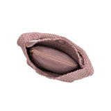 Johanna Mauve Large Recycled Vegan Suede Shoulder Bag