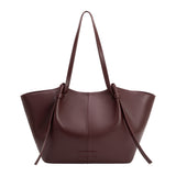 Imelda Burgundy Recycled Vegan Leather Tote Bag