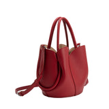 Tulip Red Recycled Vegan Top Handle Bag