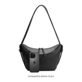 Wesley Black Recycled Vegan Shoulder Bag