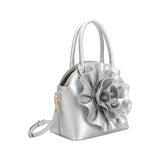 SAMPLE YP9052 Silver Crossbody Bag - FINAL SALE