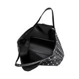 Cathy Black Satin Tote Bag
