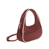 Sarita Burgundy Recycled Vegan Crossbody Bag
