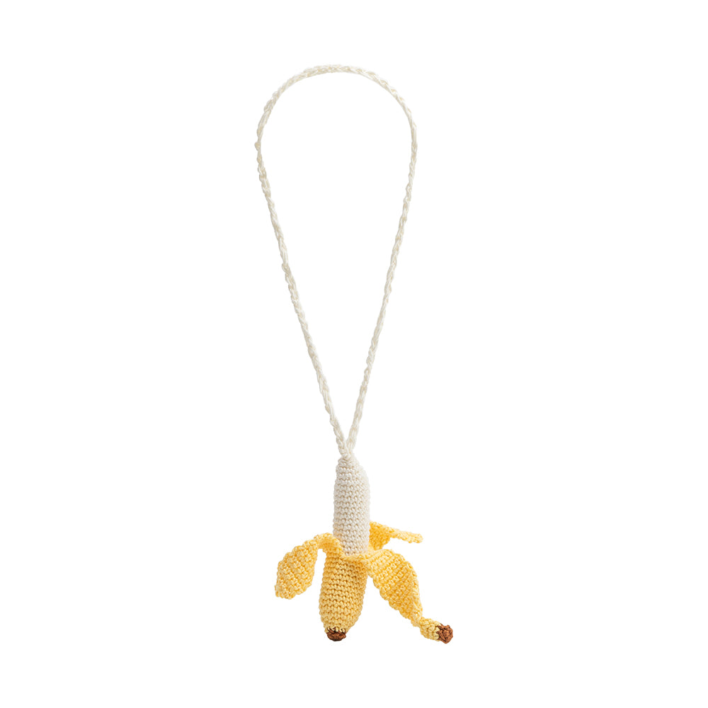 Banana Crochet Bag Charm