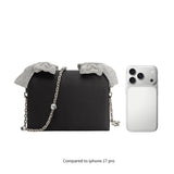 Yuri Black Bow Crossbody Bag