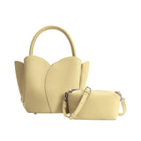 Tulip Yellow Recycled Vegan Top Handle Bag
