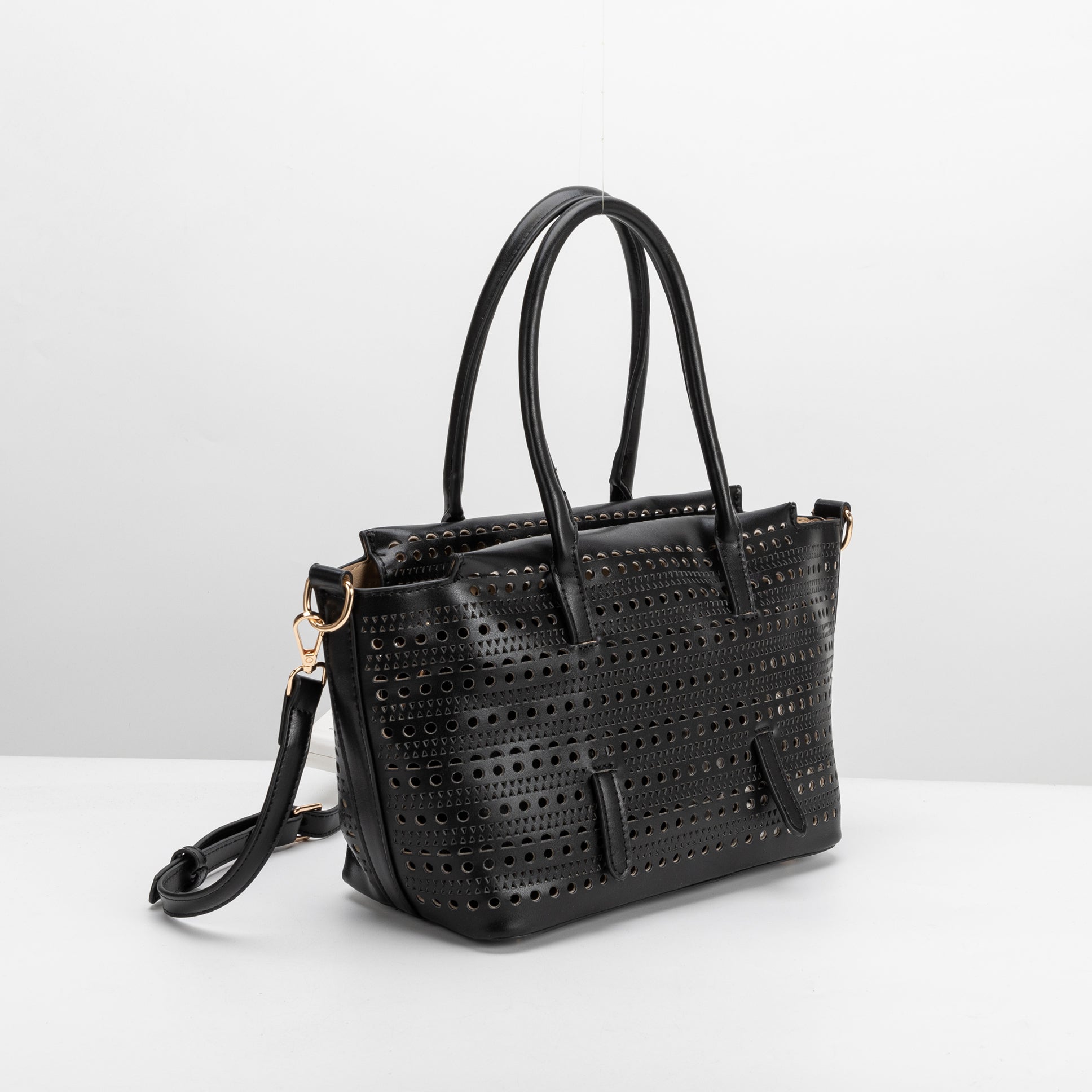 SAMPLE SM9421 Black Crossbody Bag - FINAL SALE