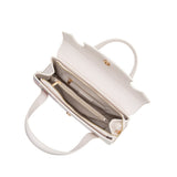 Beatriz Bone Recycled Vegan Leather Crossbody Bag