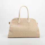 SAMPLE SM2906 Ivory Top Handle Bag - FINAL SALE