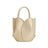 Tulip Metallic Gold Mini Recycled Vegan Top Handle Bag