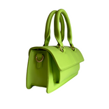 Carol Lime Recycled Vegan Top Handle Bag
