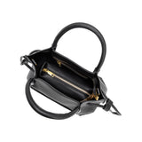 Tyler Black Recycled Vegan Leather Crossbody Bag