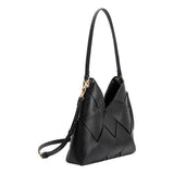 Phaedra Black Recycled Vegan Shoulder Bag