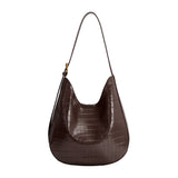 Stefanie Chocolate Recycled Vegan Leather Shoulder Bag
