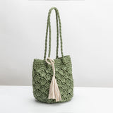 SAMPLE SM6831 Green Top Handle Bag - FINAL SALE