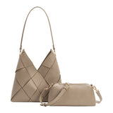 Phaedra Taupe Recycled Vegan Shoulder Bag