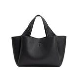 Whitley Black Recycled Vegan Leather Tote Bag