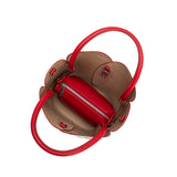 Tulip Red Strawberry Recycled Vegan Top Handle Bag