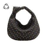 SAMPLE UA3512 Black Studded Large Hobo Bag - FINAL SALE